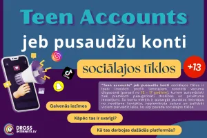 Digital leaflet "Teen Accounts: Adolescent Accounts on Social Media"