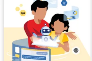 parent explaining AI to their child