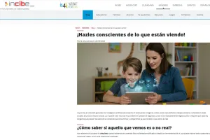 Blog post: Make them aware of what they are seeing (AI for young people)