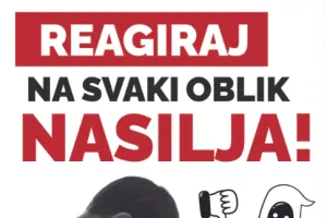 Leaflet to raise awareness about the need to report electronic violence