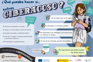  Infographic "What can I do if I am being cyberbullied?"