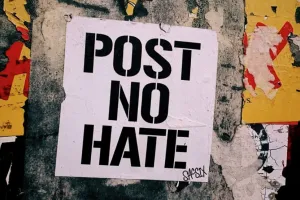 Post no hate poster