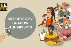 Training for primary school:  Cyberbullying - On a mission with Detective Shadow