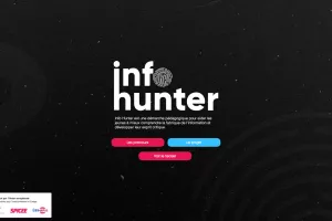 Info Hunter: the french pedagogical lesson to develop critical mind