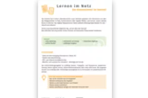 Infoblatt: Lernen im Netz