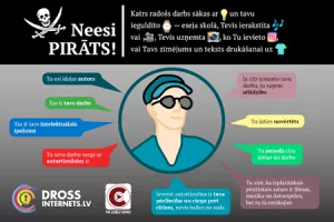 Poster about respect for copyrights