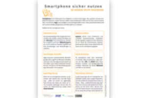 Infoblatt: Smartphone sicher nutzen!