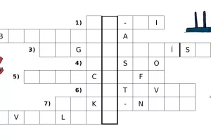 Cyber security crossword for children