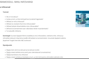 Targalt internetis ABC minu koolis (Smartly on the Web ABC in my school)