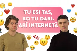 Six short video series "You are what you are doing on the internet"