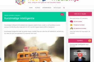 Dossier Artificial Intelligence - HoeZoMediawijs.nl