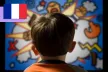 Child watching violent imaging