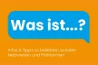Image with the text “What is...?” and the subtitle “Info & tips on popular social networks and platforms”