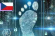 Digital footprint stock image