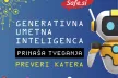 Front side of the leaflet on the risks of Generative Artificial Intelligence