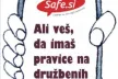 Front side of the leaflet "Do You Know That You Have Rights on Social Media?"