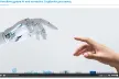 The image shows a robotic hand and a human hand reaching towards each other, symbolizing the connection between humans and artificial intelligence.