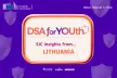 Title graphic "DSA for YOUth. Insights from ... Lithuania"