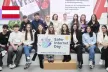 Jad (first person from left in the picture) gives a review of the conference from the perspective of the youth panel.