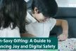 Boy smiling at a gift