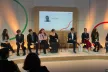 Picture of the panel of young people during the session on young voters, with eight BIK Youth ambassadors.