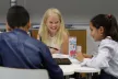 Group of pupils talking