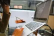 Person using laptop