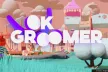 Ok Groomer' written in capital letters and a video game in the background