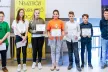 Group photo of young people who attended the Safer Internet Day event in Hungary