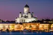 Scenic view of Finnish town