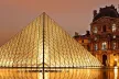 Nightview of the Louvre, in Paris