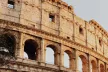 View of the Coliseum in Rome
