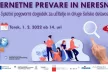 Official graphic design of the SID2022 campaign in Slovenia featuring young people checking their digital devices