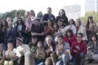 A group picture of young people standing in the park - BIK Youth and SIF YAG