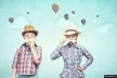 children with Mustache
