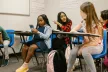 Children in school, cyberbullying