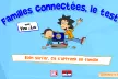 Connected families, the test