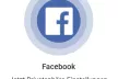 Privacy guideline "Facebook"