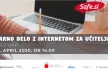 Webinar for teachers on the topic of safe internet use, focusing on teleworking in education