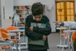School boy being bullied