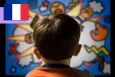 Child watching violent imaging