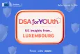 DSA for YOUth SIC insights from Luxembourg