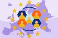 Visual representation of a group of stakeholders in the European Union