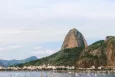 Scenic view of coastline in Brazil
