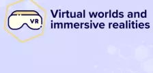Visual design representing a VR headset